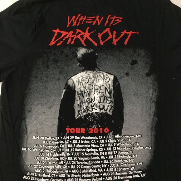 #L The Endless Summer Tour 2016 G-Eazy/Logic/YG/Yo Gotti black small t-shirt - Picture 8 of 8